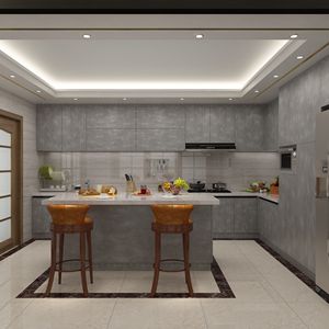 Armoire moderne de luxe en contreplaqué imperméable, personnalisable, protection de l'environnement, grand rangement, multifonctionnelle, facile à nettoyer - Product Image 3