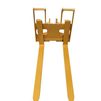 Nouvelle fourche à palettes en acier JISAN pour excavatrice, grappin à bois, manutention de matériaux, attache non hydraulique pour excavatrices de 16 à 26 tonnes, garantie 1 an