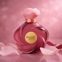 Parfum pour femme à la rose florale 75 ml, marque privée personnalisée, parfum boisé sucré, longue tenue, vaporisateur élégant pour femmes