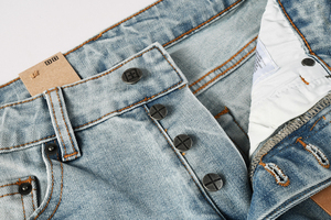 Jeans da <span class=keywords><strong>Uomo</strong></span> di Alta Qualità di Marca Americana Ksubii, <span class=keywords><strong>Elasticizzati</strong></span>, Slim Fit, Stile Streetwear, Denim Strappato e Distressed - Product Image 3