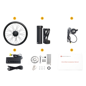 <span class=keywords><strong>Kit</strong></span> de conversion de <span class=keywords><strong>vélo</strong></span> <span class=keywords><strong>électrique</strong></span> LVBU Diy <span class=keywords><strong>20</strong></span> 24 26 27.5 29 700c <span class=keywords><strong>pouces</strong></span>, <span class=keywords><strong>roue</strong></span> <span class=keywords><strong>avant</strong></span>/arrière, moteur 250/350 Watt, avec accélérateur et batterie - Product Image 6