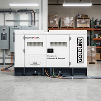 Goldlink Power 65kVA/52kW Generator Diesel Super Silent Kedap Suara Genset AC Fase Tunggal dengan ATS Sistem Pendingin Air
