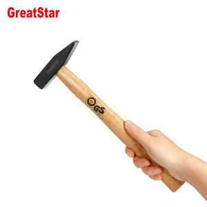 Martillo de <span class=keywords><strong>maquinista</strong></span> GreatStar de 300g, acero al carbono, grado DIY con mango de madera dura, soporte OEM personalizable - Product Image 6