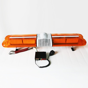 Nuova Barra Luminosa Rotante a LED Ambra per Auto, Lampeggiante di Emergenza, con Allarme Sonoro, 12V DC, 108W, Biaochi - Product Image 2