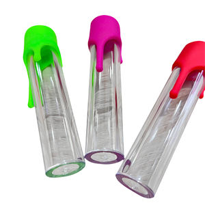 En stock, expédition rapide, emballage en tube de verre transparent à l'épreuve des enfants avec Packwoods - Product Image 1