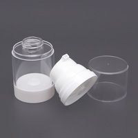 Bouteille à vide grande capacité en stock, transparente, avec pompe, pour lotion, crème pour le visage, nettoyant facial, pour cosmétiques, bouteille de lotion corporelle