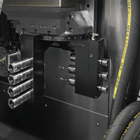 Torno CNC de 5 Ejes y Doble Husillo BL-CSL205/265 con Sistema de Control FANUC, Mini Centro de Torneado con Funciones Digitales