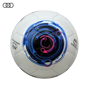 Pallone da calcio di alta qualità di marca su ordinazione del pallone da calcio legato macchina della partita di vendita diretta del produttore di Sanhuan