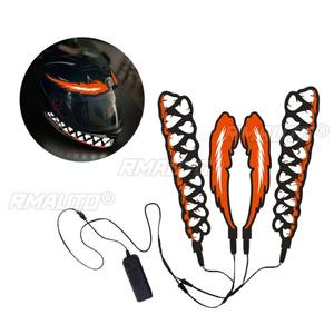 Tira de Luz LED Luminosa para Casco de Motocicleta Brighten PET Venom, Versión con Batería Seca - Product Image 4