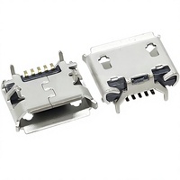 Conectores Micro 5P, Conector Hembra Mini USB 5P, Tipo B Vertical SMD, Puerto de Carga USB