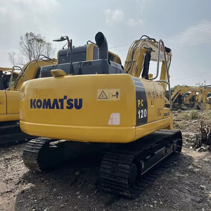 Excavatrice Komatsu PC120 d'occasion certifiée CE, type chenilles robustes, idéale pour les travaux de construction à petite échelle, à vendre - Product Image 4