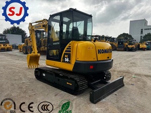 Excavadora de cadenas pequeña usada original Komatsu PC56 de 5 toneladas, excavadora hidráulica pequeña PC18MR PC30 PC35 PC45 PC50 PC55 en venta - Product Image 1
