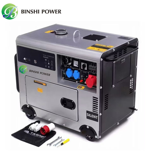 50/60hz 10kw Silent Diesel Generator 220v/380v Single/Three Phase Soundproof Portable Diesel Generator 10kva 12kva With ATS