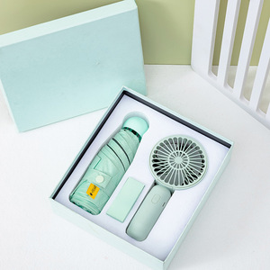 Cadeaux <span class=keywords><strong>d</strong></span>'affaires en gros pour les commandes de plus de 500 $ Parapluies à ventilateur de poche Ensemble <span class=keywords><strong>d</strong></span>'activités Cadeaux à main créatifs - Product Image 2