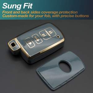 เคสกุญแจรีโมทรถยนต์ Toyota Rav 4 Smart 4 ปุ่ม แบบนิ่ม TPU ป้องกันรอยขีดข่วน รุ่นปี 2015-2016 อุปกรณ์เสริมสำหรับกุญแจ - Product Image 3