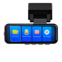 Meilleure Vente Double Objectif Wi-Fi GPS Caméra de Tableau de Bord BSD 4K Avant + 2K Arrière Boîte Noire de Voiture Enregistreur Vidéo de Voiture Vision Nocturne Capteur G
