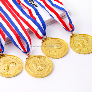 WD Custom calcio sport medaglie in lega di zinco oro argento bronzo forniture per la scuola del club americano coppa di calcio e medaglie premio - Product Image 2