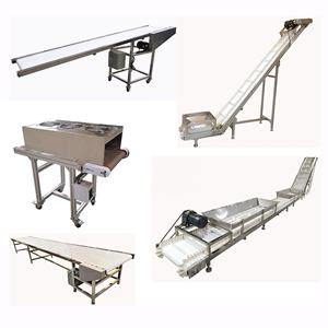 <span class=keywords><strong>CE</strong></span> hız ayarlanabilir paslanmaz çelik çerçeve PVC bant konveyör için yiyecek kutusu paket sanayi otomatik konveyör bant sistemi fiyat - Product Image 6