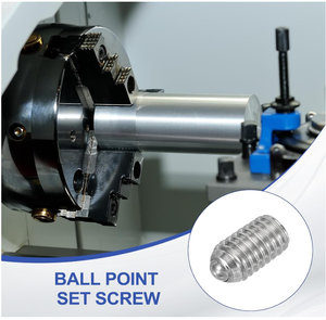 Sekrup Set Ball Point, Sekrup <span class=keywords><strong>Grub</strong></span> Hex Socket Spring Ball Point Baja Tahan Karat 304 untuk Mesin Industri, Perak - Product Image 5