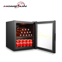 Mini réfrigérateur de 50l avec marque personnalisée bière Red Bull avec porte en verre et boisson gazeuse avec fenêtre