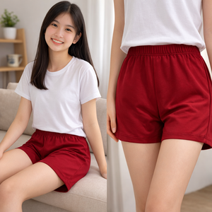 Pantalones Cortos de Satén Cómodos para Mujer, Ligeros y Transpirables, Estilo Casual, Directo de Fábrica - Product Image 6