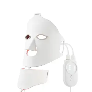 Schlussverkauf Silikon-Gesichtsmaske Led Maske im Hals hydro dermabrasionsmaschine Maske led