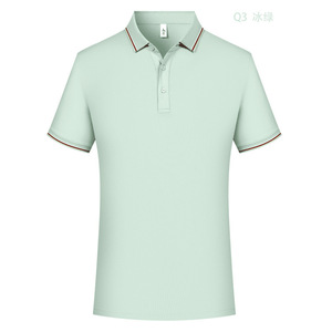 Camisa Polo Negra de Manga Corta con Ribete en Contraste, Color Sólido, Poliéster 170g, Ropa de Trabajo, Uniforme Corporativo, Uso Diario - Product Image 4