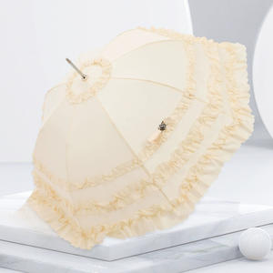 Lolita <span class=keywords><strong>parapluie</strong></span> Parasol grande dentelle dentelle ensoleillé <span class=keywords><strong>parapluie</strong></span> 190t semi-automatique coeur spécial princesse <span class=keywords><strong>parapluie</strong></span> pour fille - Product Image 4