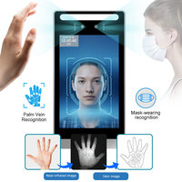 Máquina de Control de Asistencia Biométrica Android Disponible en Varios Idiomas, Reconocimiento Facial, Control de Acceso por Vena de la Palma con SDK API Abierto