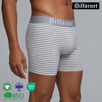 Boxers pour hommes en modal, sous-vêtements doux et soyeux, respirants, légers, confortables, avec ceinture élastique, fournisseur en gros