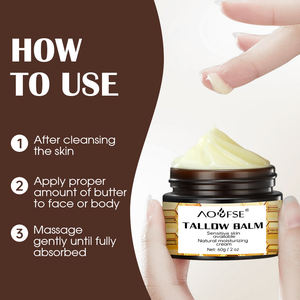 Feuchtigkeit spendender Gesichts talg Schlagsahne Talg Gesichts feuchtigkeit creme Hautpflege Rinder talg creme für Männer - Product Image 4