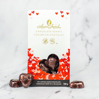 Couvercle de cadeau de luxe et emballage de base de chocolat comestible boîte de chocolat motif de conception de coeur saint valentin