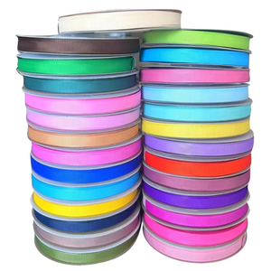 Cinta de grogrén de poliéster de color liso en varios tamaños - Tela multiusos para manualidades, envoltura de regalos o pinzas para el pelo - Product Image 6