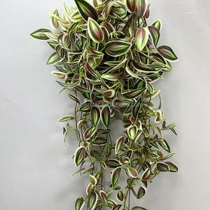 B-486 Feuilles de soie de haute qualité, plantes à feuilles persistantes, décoration esthétique de la pièce, feuilles de vigne, plantes artificielles, fausse plante grimpante - Product Image 2