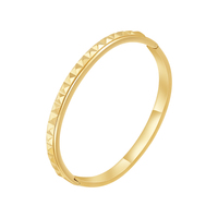 Bracelet pyramide en acier inoxydable plaqué or 18 carats PVD, bijoux de mode en gros pour femmes, accessoires, bracelet B232391
