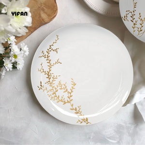 Bird Pattern Ceramic Plates Luxury Table Decor Dinner Plate <b>Set</b> Event Rental Wedding Plate <b>Set</b> - Product Image 6