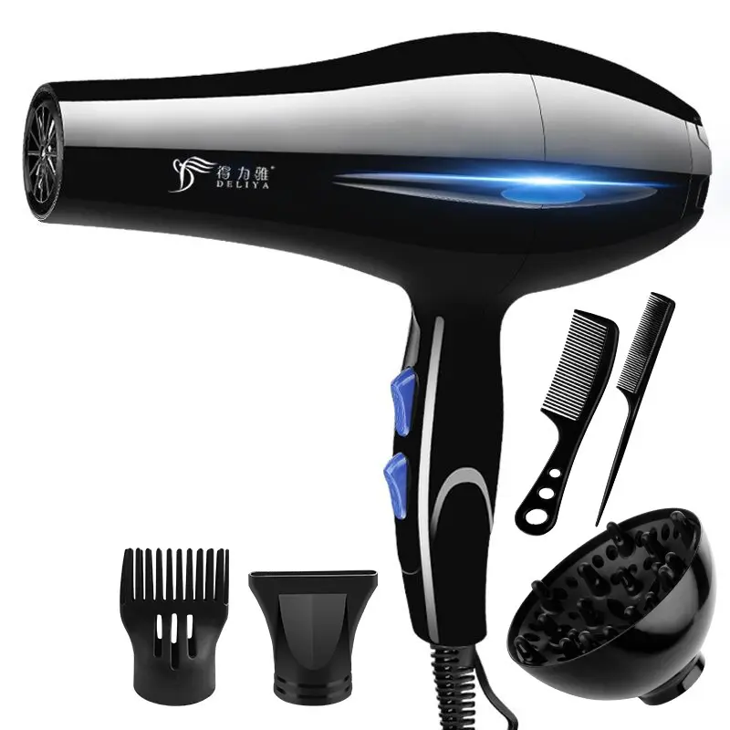 ホット販売プロフェッショナル220VACモーターヘアドライヤー高速1000Wパワー電気ヘアドライヤーセット