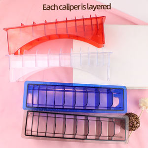 4 couleurs Guides de protection magnétiques multicolores pour boîte de rangement de lames de tondeuse transparentes - Product Image 5