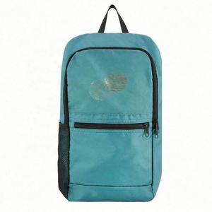 Summer Vintage Green Women's <b>Backpack</b> Lightweight Packable & <b>Foldable</b> Reflective Strip Zipper Closure for Hiking & Travel - Product Image 3