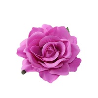 Vente Flash : Épingles à Cheveux Florales pour Femmes, Broches de Mariage, Petites Pinces à Cheveux en Velours Rose
