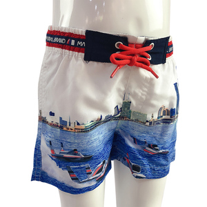 Venta caliente de encargo Digital impreso niños <span class=keywords><strong>bañador</strong></span> tipo bóxer poliéster playa niños natación troncos cortos - Product Image 2