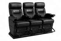 Siège de cinéma moderne de haute qualité à 3 degrés de liberté, fauteuil inclinable 4D avec mouvement de siège pour salle de cinéma