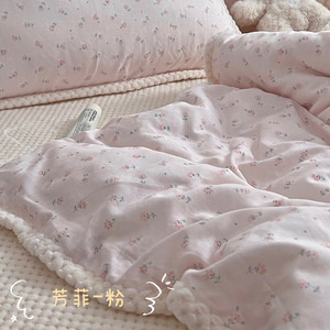 ชุดเครื่องนอนผ้าฝ้ายชิโนริ-คากุ 4 ชิ้น ลายดอกไม้ นุ่ม อุ่น ใช้ในฤดูหนาว - Product Image 1