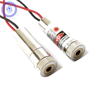 Focusable 650nm 30mW Red Cross Laser Diode Module 3-5V 12x35mm W/ Driver in
