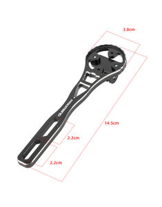 Soporte Económico para Ciclocomputador Digital PROMEND, para <span class=keywords><strong>Bicicleta</strong></span> de Carretera, Manillar Integrado de Aleación de Aluminio, Compatible con Múltiples Ciclocomputadores y <span class=keywords><strong>Luces</strong></span> - Product Image 3