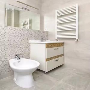 Custom Shaker Style Modern Design <b>Bathroom</b> Vanity Customized <b>Mirrored</b> <b>Cabinets</b> Floor Standing Wholesale From Thailand - Product Image 3