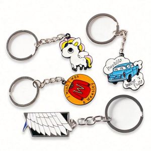 Promotional Logo Soft Enamel Double Sided Keychains Charm Animal Horse Gift Zinc Alloy <b>Custom</b> Metal <b>Key</b> <b>Ring</b> with Free Samples - Product Image 1
