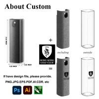 Bouteille de pulvérisation promotionnelle personnalisée avec logo, outils de nettoyage d'écran de téléphone portable, pulvérisateurs anti-fuite pour usage quotidien en extérieur