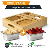 Boîte de rangement multifonctionnelle en bois pour canapé et bureau, avec support pour télécommande et plateau de service, design moderne et simple