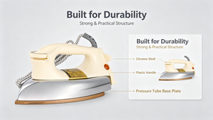 <span class=keywords><strong>Ferro</strong></span> da Stiro Professionale Anbolife 1000W-1200W 220V-240V con Piastra Dorata Rivestita in Rame e Scocca Cromata - Product Image 6